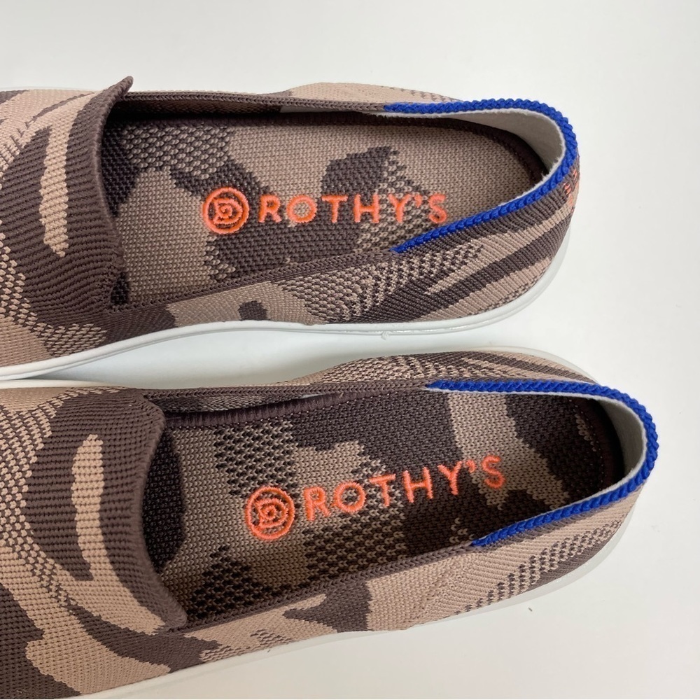 Rothy’s taupe camo slip on sneakers 7.5 new - Picture 11 of 16